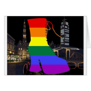Amsterdam pride hälsningskort