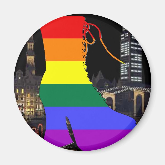 Amsterdam-Pridet Magnet (Framsidan)