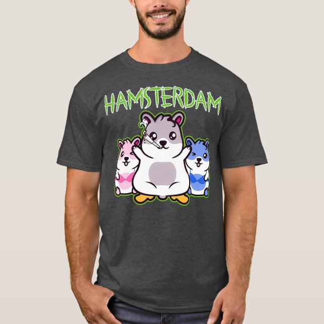 Amsterdam Prostituerade Hamster Hamsterdam Manar T Shirt (Framsida)