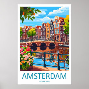 Amsterdam Resa 2Vintage Park Nationell Skidposter Poster
