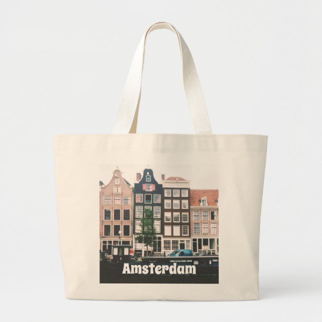 Amsterdam Resa Souvenir Jumbo Tygkasse (Framsidan)