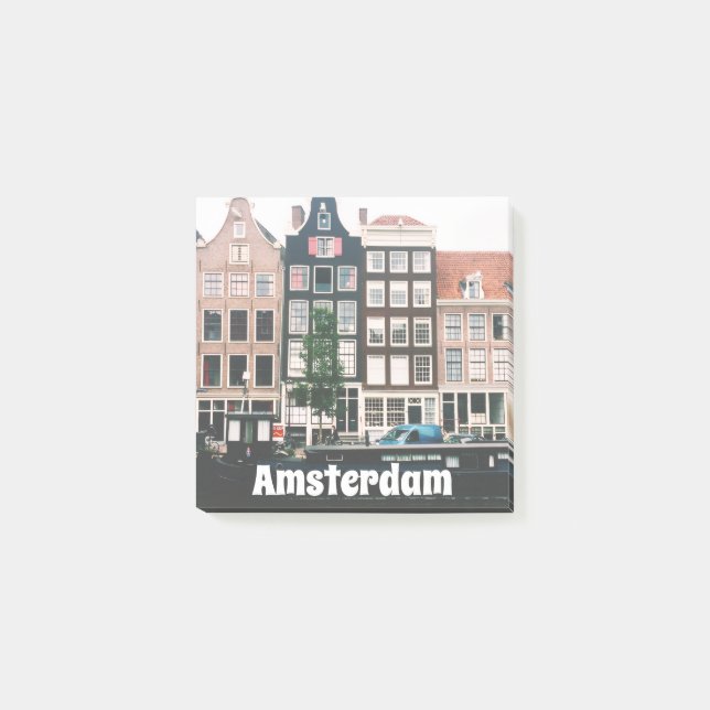 Amsterdam Resa Souvenir Post-it Block (Framsida)