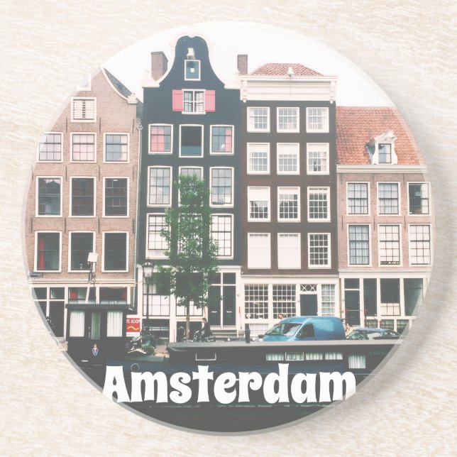Amsterdam Resa Souvenir Underlägg (Framsidan)