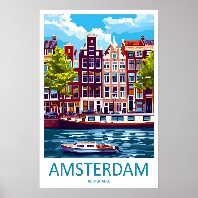 Amsterdam Resa Vintage Skid National Affisch Park (Framsidan)