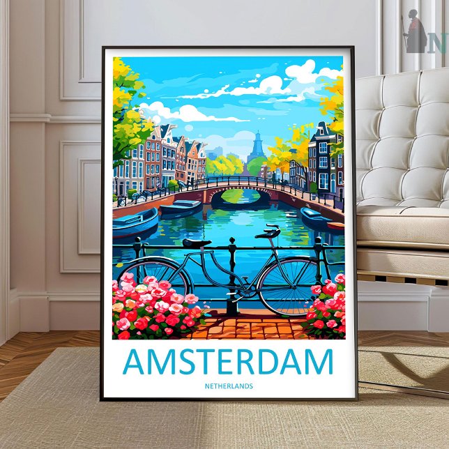 Amsterdam Resemålning Väggkonst Amsterdam Vägg Han (Skapare uppladdad)
