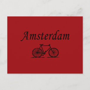 Amsterdam retrocykel vykort