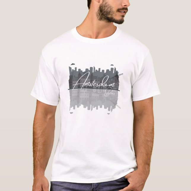 Amsterdam Siluett T Shirt (Framsida)