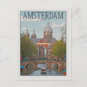 Amsterdam - Sint Nicolaaskerk Vykort