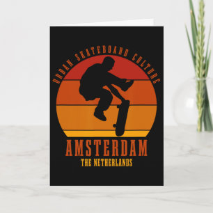 Amsterdam Skateboarder Urn Skateboarding 4 Kort