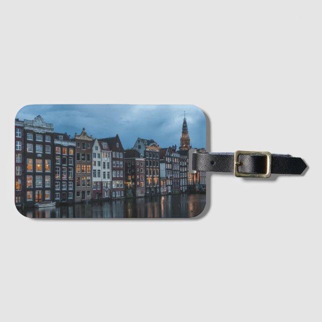 Amsterdam Souvenir Bagagebricka (Framsida horisontal)