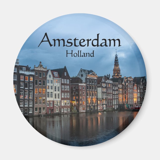 Amsterdam Souvenir Magnet (Framsidan)