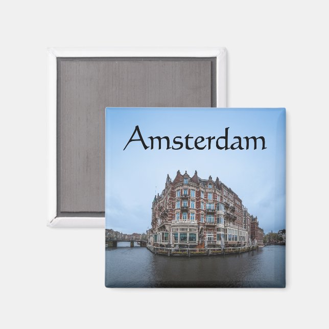 Amsterdam Souvenir Magnet (Front/Back)