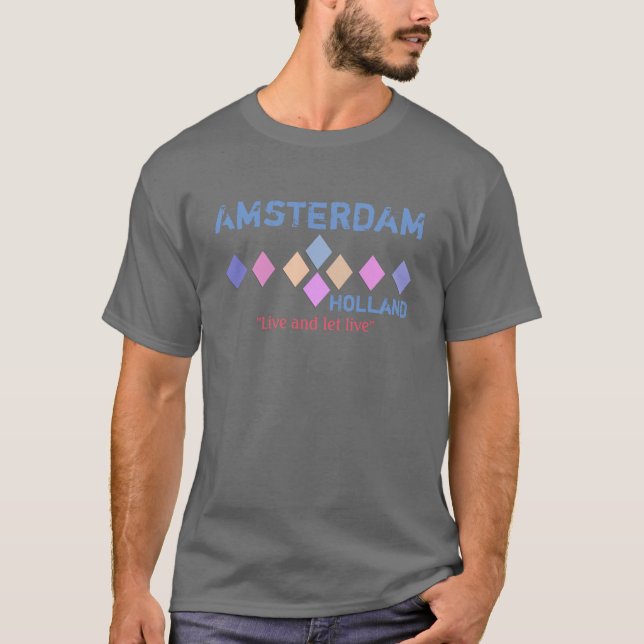 Amsterdam - Souvenir T-shirt (Framsida)