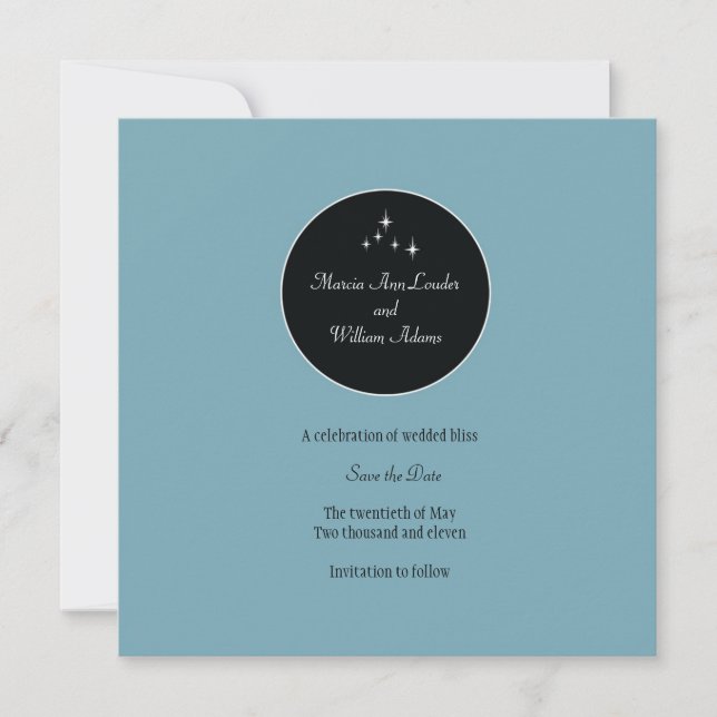 Amsterdam Spara datumet: Pulver Blue Datumet (Framsida)