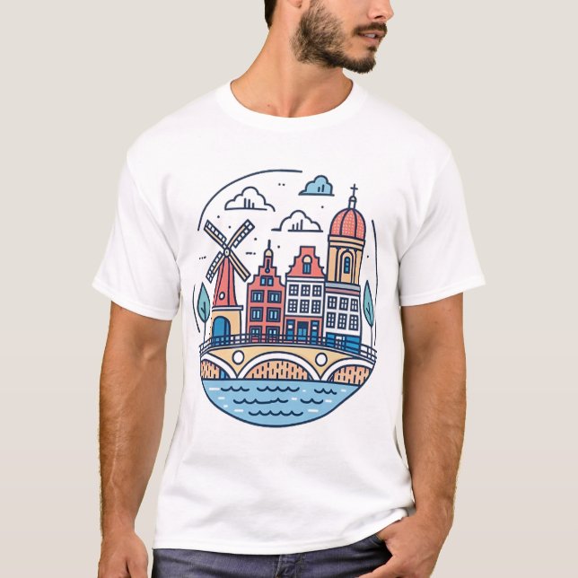 AMSTERDAM T SHIRT (Framsida)