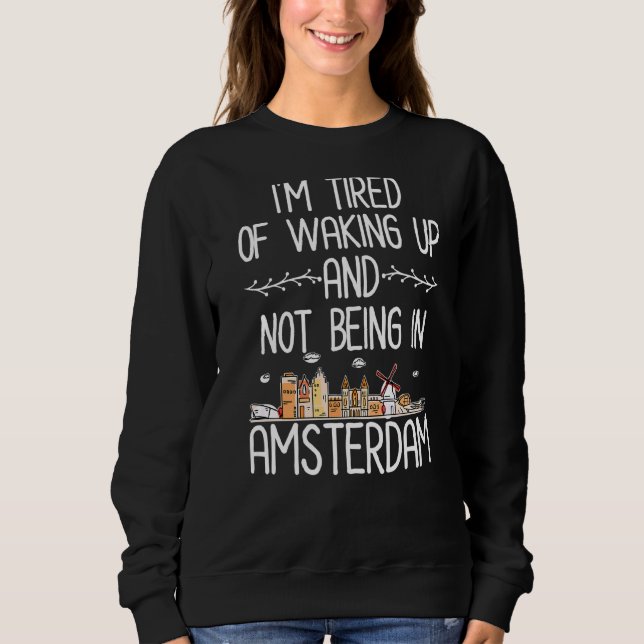 Amsterdam Traveler T Shirt (Framsida)