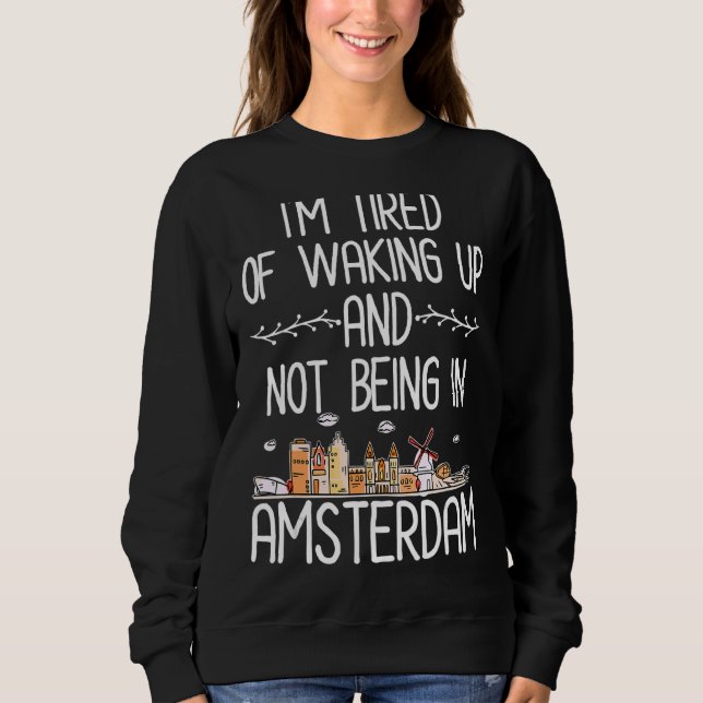 Amsterdam Traveler T Shirt (Framsida)