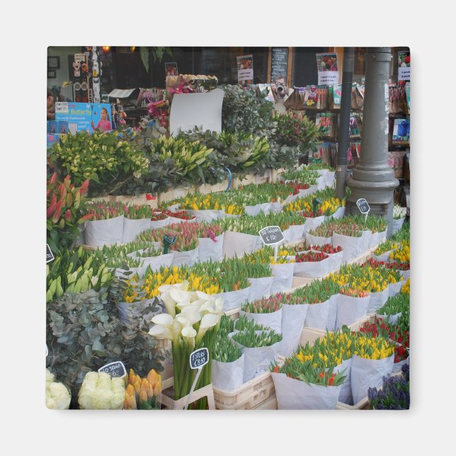 Amsterdam Tulip Market Magnet (Framsidan)