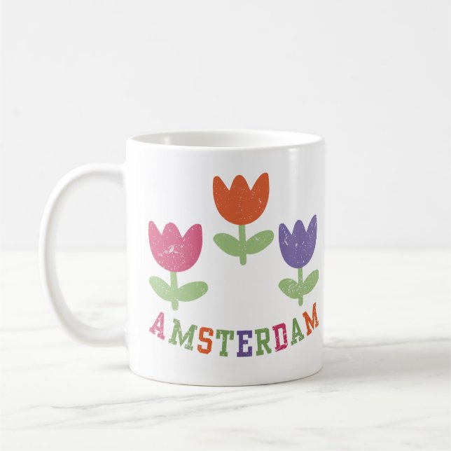 Amsterdam Tulips Kaffemugg (Vänster)