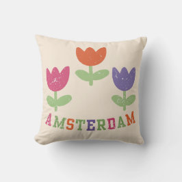 Amsterdam Tulips Kudde