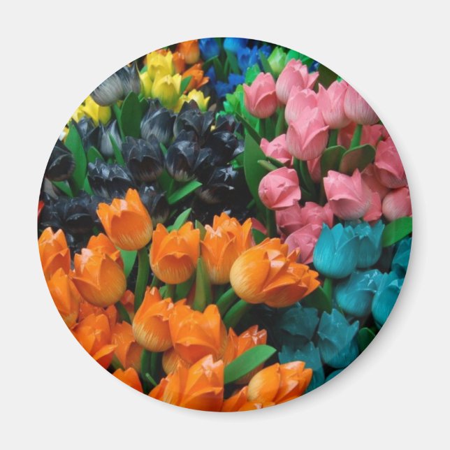 Amsterdam Tulpaner Magnet (Framsidan)