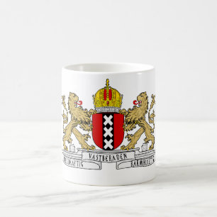 Amsterdam vapensköld kaffemugg