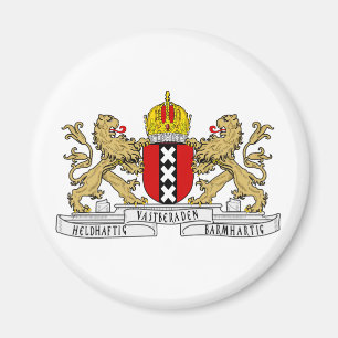 Amsterdam vapensköld magnet