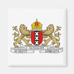 Amsterdam vapensköld magnet