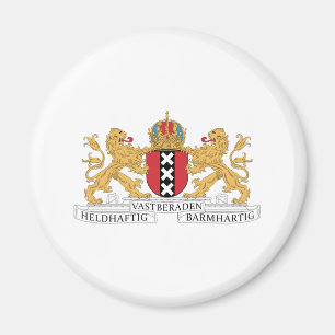 Amsterdam vapensköld magnet