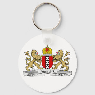 Amsterdam vapensköld nyckelring