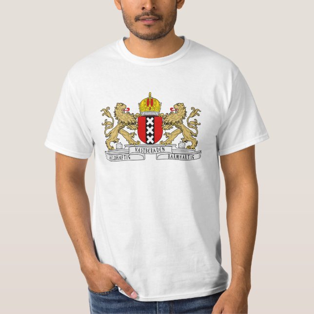 Amsterdam vapensköld t-shirt (Framsida)