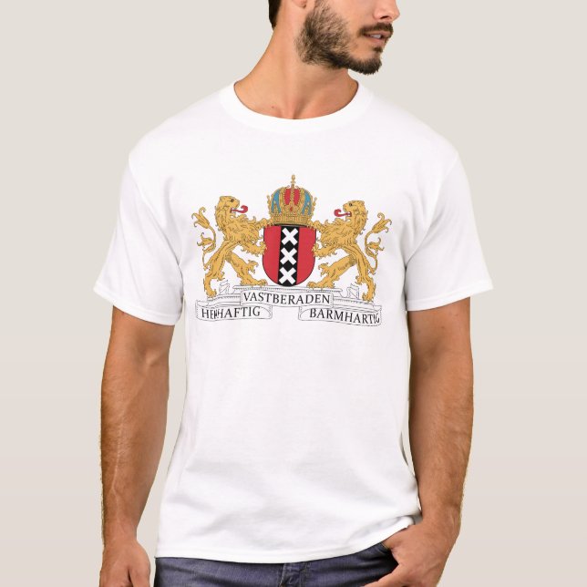 Amsterdam vapensköld tee shirt (Framsida)
