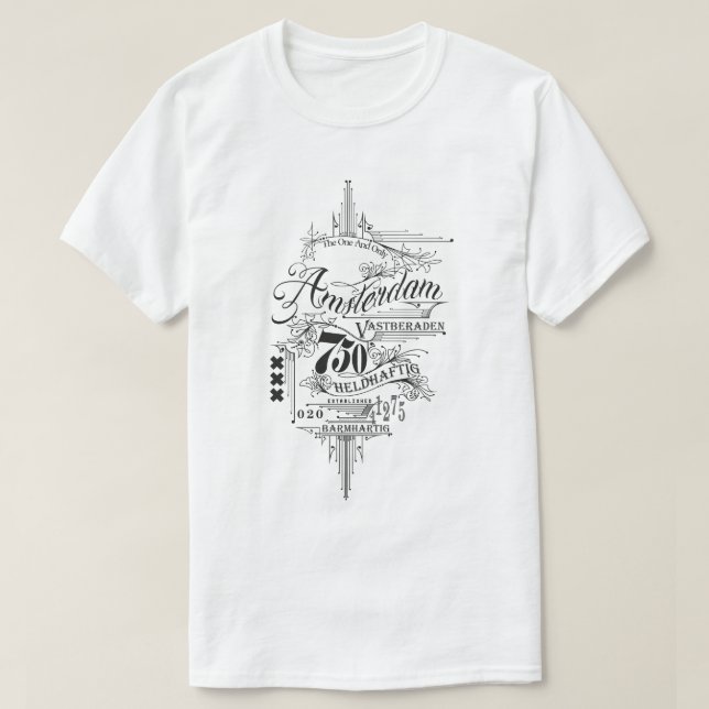 Amsterdam Vintage 750 T Shirt (Design framsida)