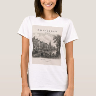 Amsterdam | Vintage Travel City Design T Shirt