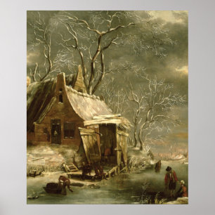 Amsterdam vinterplats, 17th århundrade poster