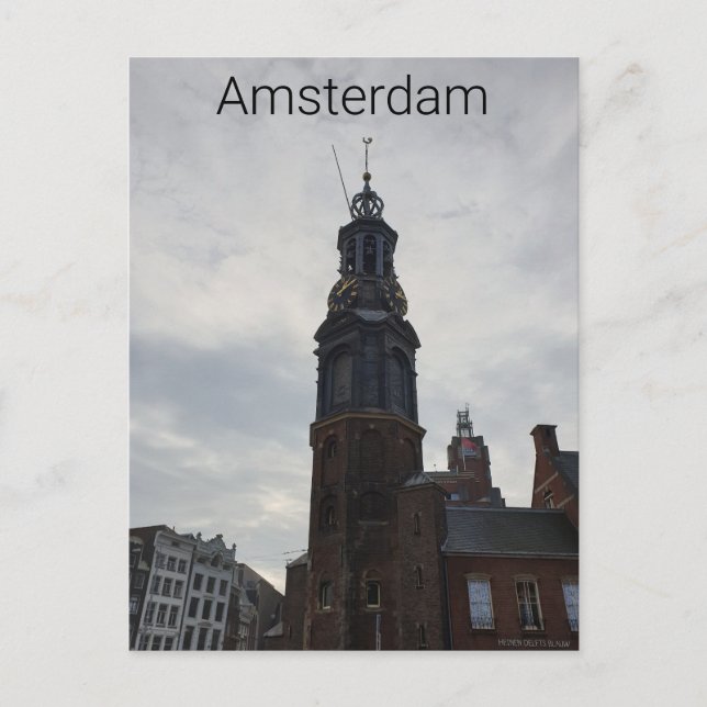 Amsterdam Vykort (Framsida)