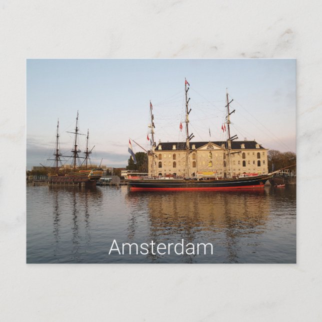 Amsterdam Vykort (Framsida)