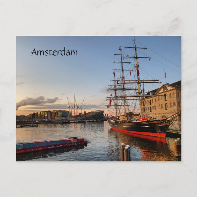 Amsterdam vykort (Framsida)