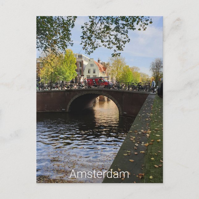 Amsterdam Vykort (Framsida)