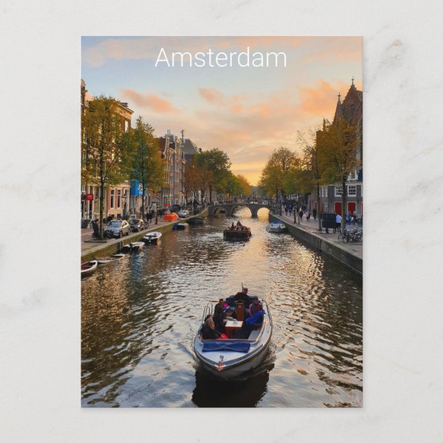 Amsterdam Vykort (Framsida)