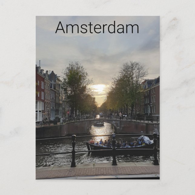 Amsterdam Vykort (Framsida)