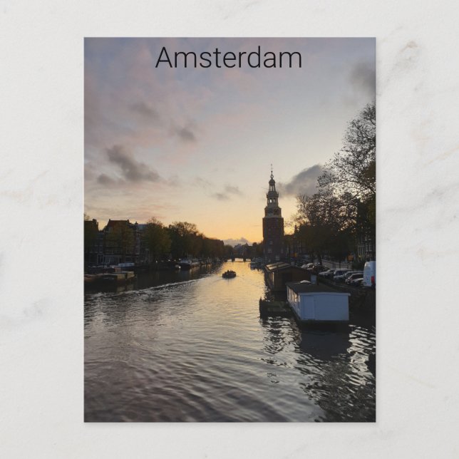Amsterdam Vykort (Framsida)