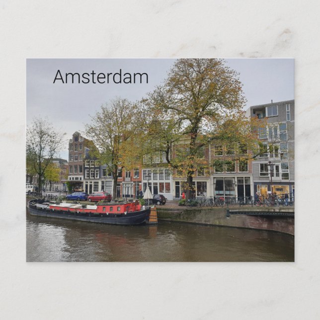 Amsterdam Vykort (Framsida)