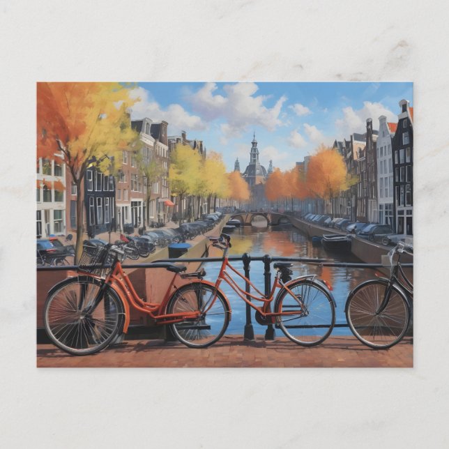 Amsterdam Vykort (Framsida)