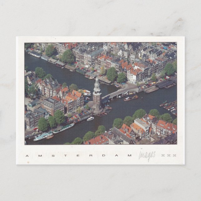 Amsterdam - vykort (Framsida)