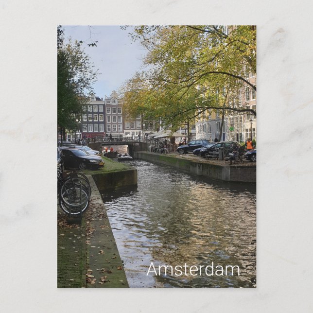 Amsterdam Vykort (Framsida)