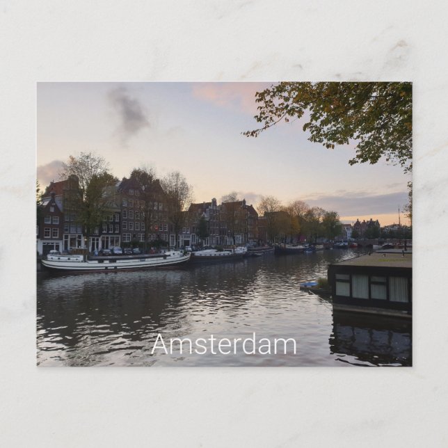 Amsterdam Vykort (Framsida)