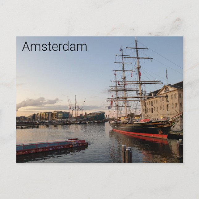 Amsterdam Vykort (Framsida)