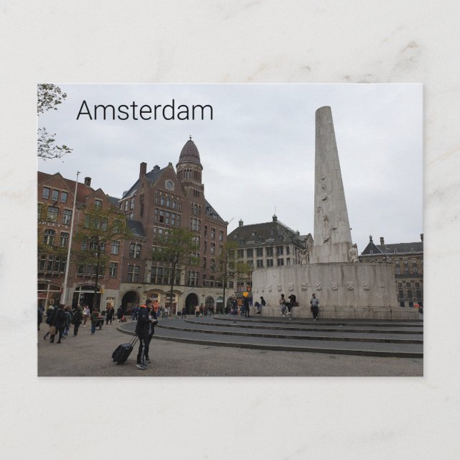 Amsterdam Vykort (Framsida)