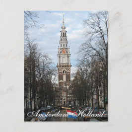 Amsterdam Zuiderkerk Holland Postcard Vykort